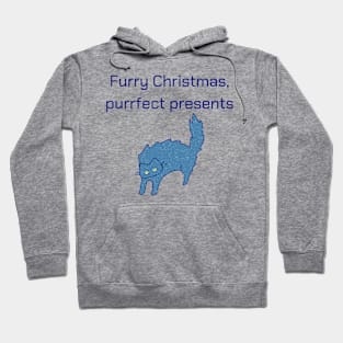 Furry Christmas purrfect presents Hoodie